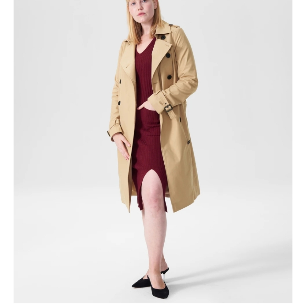 Universal Standard Tirsa TrenchCoat Khaki

XS10-12